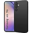 Case Compatible with Samsung Galaxy A25 5G case, Ultra Slim Shockproof Silicone Phone Case with CAMERA Protection Cover Compatible with Galaxy A25 5G Protective Case Black