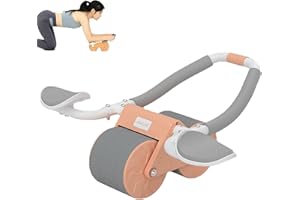 Labstandard Abdominal Exercise Roller 2023 New Automatic Rebound Ab Wheel Roller with No-slip Handle for Abs Workout Training Ab Roller with Elbow Support