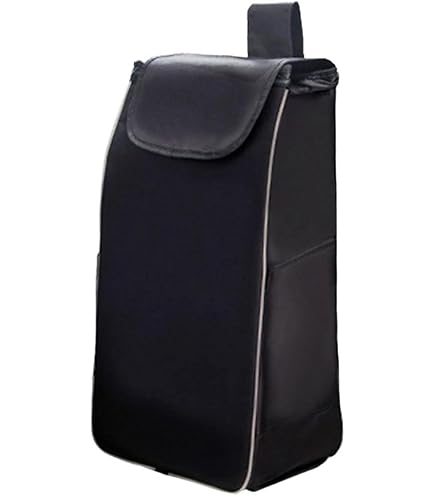 Sac De Remplacement Pour Caddie 39L - Imperméable, Poche Latérale En Maille, Pliable Pour Courses