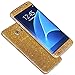 Produktbild Tonsee Luxus Bling Glitter zurück Film Tasche Schutzhülle Case für Samsung Galaxy S7 edge (gold)