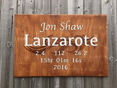 Unique Handmade / Triathlon Gift / Triathlete / Swim / Bike / Run / Cycling / Swim Bike Run / Marathon Gift / Running / Personalised Race Time Sign / Finisher Plaque / Gift for Triathlete / Personalised Marathon Gift / Runner / Race Momento / Finisher / My Dad Tri's / I Love To Tri / Personalised Fathers Day Gift / Tri-athlete / I Tri / Marathon Personalised