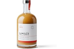 Gimber n°2 Brut l Jus de Gingembre Bio 700ml l Nouvelle recette l Moins de sucre l Boisson bio sans alcool à base de gingembre, de yuzu & de thym citron