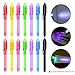Produktbild [14 Stück ]Geheimstift mit UV-Licht, Nasharia mehrweg Unsichtbar Schreiben durch Licht UV Stift Mitgebsel Kinder Give Aways Kindergeburtstag Gastgeschenke Kindergeburtstag Mitgebsel für Jungen Mädchen