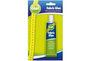 FIRST CHOICE KAYA Fabric Glue for Clothes 50 ml Strong Quick Dry Adhesive for DIY Craft Projects Repairs and Alterations Washable Permanent Bonding Solution Textile Felt and Badges Leather No Sewing Needed (1)
