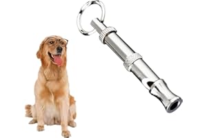 WPCASE Fischietto per Cani Antiabbaio Fischietto Ultrasuoni per Cani per I Trucchi di Richiamo E per Smettere di Abbaiare Aiuto al Comportamento di Addestramento 1pc