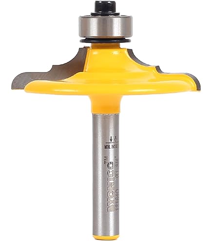 Yonico 13186q 1/2-Inch Classical Ogee Edge Forming Router Bit 1/4-Inch Shank