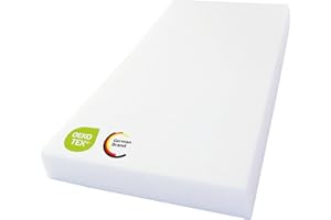 ‎KINDERWELT KiNDERWELT Schaumstoff Polster 90x40x8 cm, Schaumstoffplatte 8 cm, Polster aus Schaumstoff, Schaum Matratze für DIY Polsterung Möbel, Matratzenauflage, Camping, Basteln