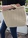 Produktbild Maison Zoe Handtasche gehäkelt beige für Laptops bis 13-inch - 100% Handgemacht - Verschlußknopf und Zwei Griffe