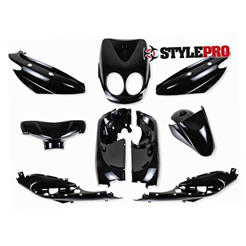 verkleidung Juego para Yamaha Neos, Negro A Partir de 2007 para Yamaha Neos 50 SA34 - 2 del