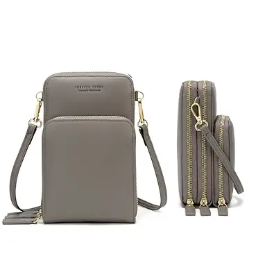 Women Small Crossbody Sling Bag Hand Clutch Shoulder Bags Cell Phone Holder Card Pocket Wallet Purse for Girls