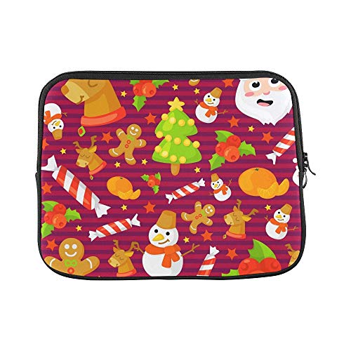 Preisvergleich Produktbild JSXMNA Design benutzerdefinierte niedlichen Cartoon Weihnachten fäustlinge hülse weiche Laptop Tasche Tasche Haut für MacBook air 11"(2 Seiten)