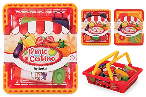 Preisvergleich Produktbild Cestino frutta-verdura+tazzine - Spielzeugen Kreative Spiele GLOBO