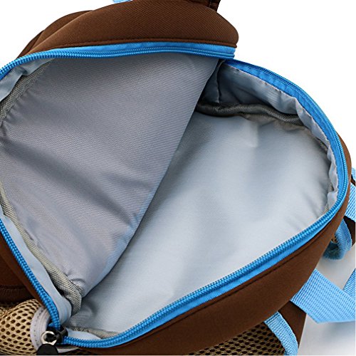 Sac à dos pour enfant Girafe Figure Sac en Néoprène pour Bébé Enfant Primaire Maternelle (Singe)