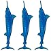 Produktbild Royer 6 Plastic Marlin, Swordfish, Tropical Swizzle Sticks, Drink Stirrers, Transparent Blue, 24 ct. - Made in the USA by Royer Corporation