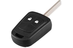 PROPLIP Pro-Plip CLE compatible con Insigna Aveo Astra Zafira Orlando Cruze Camaro Sonic Malibu Volt Spark Equinox Corvette Challenger Charger Durango Ram 2 botones Carcasa Mando a distancia