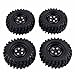 Produktbild Gazechimp 4 Stück Reifen Autoreifen Gummireifen Tire Kunststoff Räder Für 4wd D90 D110 Rc Auto Modell 1/10