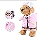 Produktbild ueetek Haustier Kleidung Krankenschwester Cosplay Kostüm Katze Hund Hat Outfit Funny Party Bekleidung – Größe S