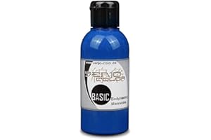 Senjo Color Body Painting Peinture 75ml | Liquide Peinture du Corps | Pour pinceaux et aérographe | Fabriqué en Allemagne (Bleu marine)