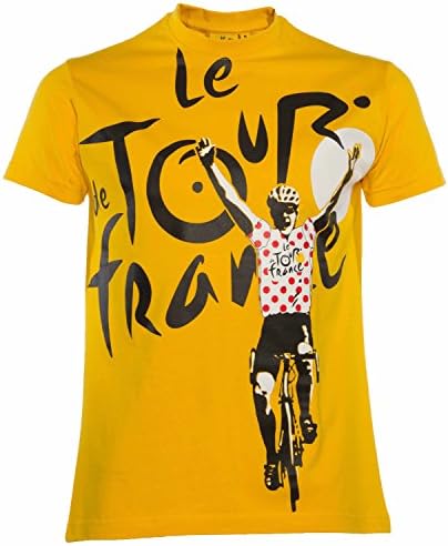 Le Tour de France Cycling T-Shirt - Official Collection - Child Size, yellow, 6/8A