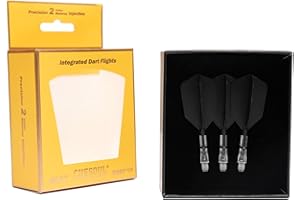 CUESOUL Rost T19 Eje de dardo Integrado y Forma Delgada de Vuelo, Juego de 3