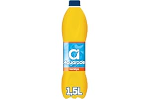 Aquarade sabor naranja, bebida refrescante con sales minerales cero calorías y cero azúcares, botella de 1.5 litro