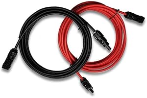 Cansolar 2x Solarkabel 4mm² - 20m - Verlängerungskabel für zuverlässige und flexible Solarverbindungen