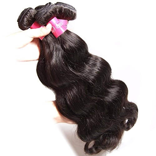 Longqibeauty® Brazilian Ombre Virgin Hair Body Wave Hair Weave 3bundle /pack 100% Human Virgin Hair Extensions 95-100g/pc 1b#/4#/27# color