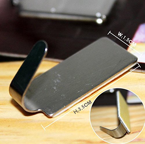 CAOLATOR Edelstahl Starke Selbstklebend Haken Freie Nagel Hooks Tragkraft 50g 6 Stück - 3