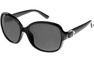 EFE Gafas de Sol Polarizadas para Mujeres Hombres Moda y Elegante Ovaladas de Gran Tamaño Protección UV400 Contra los Rayos Ultravioletas y Luz Brillante para Señoras Violetas