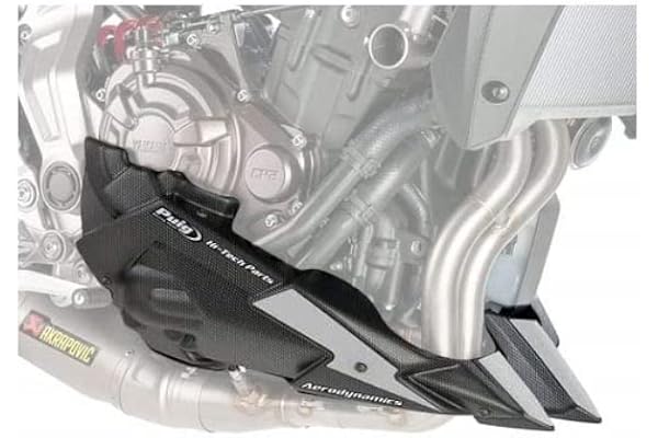Sabot moteur Puig Yamaha MT-07 14-16 look carbone
