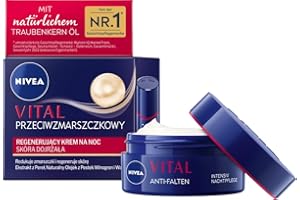 ‎NIVEA NIVEA VITAL Przeciwzmarszczkowy krem regenerujący na noc z ekstraktem z pereł, cera dojrzała, 50 ml