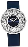 SO & CO New York Damen-Armbanduhr Analog Leder Blau 5223.2