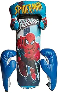 inrange fit boxing set/punching kit for kids children boys & girls, includes-punching bag, gloves and headgear(Multi color & character)