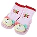 Bigood Baby Winter Soft Cartoon Animal Cotton Floor Socks Bear Pink
