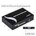 Produktbild Milkee Mini HDMI zu VGA 1080P Video und audio Converter Adapter HDMI zu VGA Konverter 1080/1.3 mit netzteil