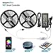Produktbild 10M Led Wifi Streifen, Lunsy 2er 16.4FT 5050 LED Licht Streifen- Kit, mit 150 Perlen, Wireless IR Controller, Android IOS Smartphone, Amazon Alexa gesteuert