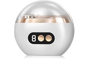 ‎GMTEO Electric Nail Clipper, 2025 Neuest 2 in 1 Polieren Automatisch Elektrischer Nagelknipser, Elektrische Nagelfeile, Nagelschneider Elektrisch für Kinder Senioren Erwachsene (Weiß)