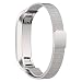 Produktbild Band für Fitbit Alta-Guizen Magnetic Loop Edelstahlband Milanese Uhrarmband Replacement Wrist Band Strap für Fitbit Alta Smartwatch-Silber(Silver)