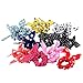 Sanwood 10Pcs Rabbit Ear Hair Tie Bands Style Ponytail Holder