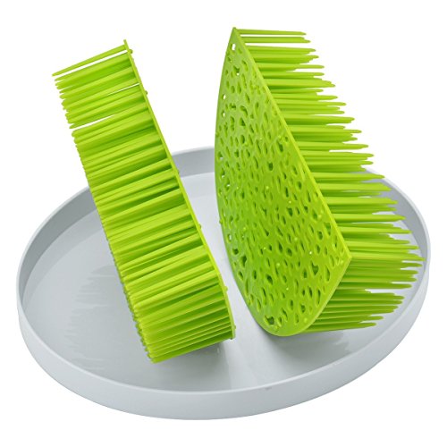 Cozyswan Trockengestell Trockenständer für Baby Flaschen und Flaschenzubehör Flaschentrockner Abtropfständer Grass Grün - 7