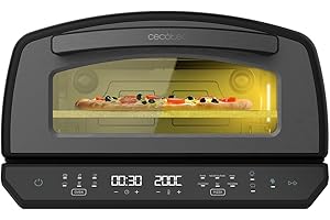 ‎CECOTEC Cecotec Multifunktions-Pizzaofen Pizza&Co 500 Max. 2200 W, 13 Liter, LED-Display, Temperaturbereich 60–500 °C, Spezialfunktionen, Doppelheizung, für Pizzen bis 13", inkl. Zubehör.