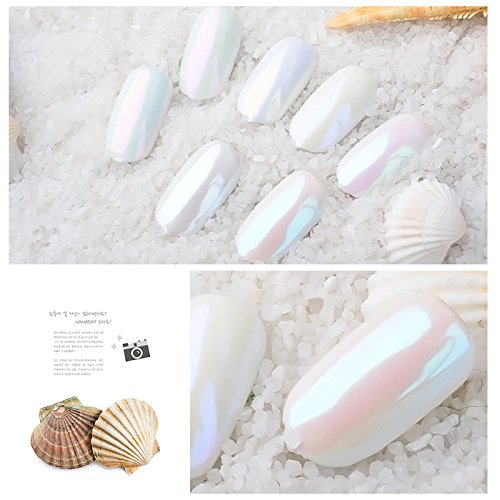 MIOBLET 1 Box Spiegel Nagel Glitzer Pigment Pulver 1g Gold blau lila Staub Maniküre Nail Art Glitzer Glitzerpuder DIY Chrom Pulver Dekorationen - 5