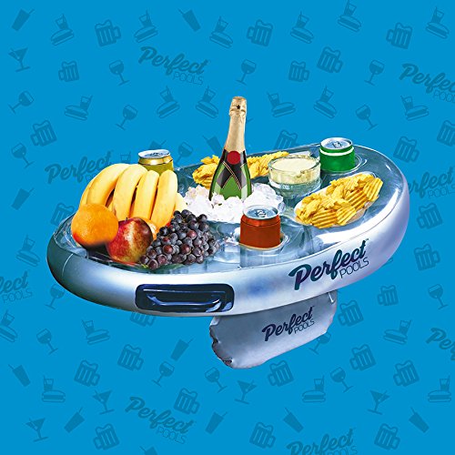 Life Floating Spa Bar Inflatable Hot Tub Side Tray for Drinks and Snacks - 2