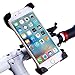 Produktbild Fahrrad Handyhalterung Handyhalter Verstellbar für Universal Handy iphone / Samsung / Outdoor Fahrradhalterung Fahrrad Lenker 360°Drehbare Handyhalterung Handy GPS Halter-Schwarz GuanweuShop