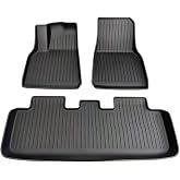 (3'L&Uuml; SET) Tesla Model Y i&ccedil;in T PARTS Model Y 3D Havuzlu Paspas Seti, Tesla Model Y (2020-2024) Ara&ccedil; İ&ccedil;i 3'l&uuml; Set Paspas Takı