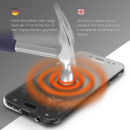 UrcoverÂ® Samsung Galaxy J7 (2017 EU) | 360 Grad TPU Schutz-hÃ¼lle in Transparent | Handy-Cover Rundum ultra slim Case dÃ¼nn Schale | Smartphone ZuberhÃ¶r Tasche HandyhÃ¼lle