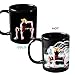 Produktbild YiaMia Kaffeetasse mit Farbänderung bei Wärmeeinwirkung, Cartoon, Dragon Ball Z, wärmeempfindlich, zweifarbig, aus Keramik, 300 ml