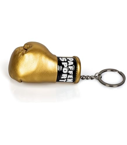 Paffen Sport Mini Guantoni Boxe Oro - 9 Cm - Accessorio Similpelle Per Eventi E Regali - 3