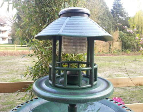 110cm Outdoor Vogel Brunnen Tränke hotel solar licht LED ArtNr. 29177 - 4