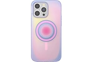 PopSockets: PopCase PlantCore für MagSafe - Pflanzliche Handyhülle für iPhone 15 Pro Max mit einem MagSafe-kompatiblen PopGrip - Handyständer und Griff mit austauschbarer Top - Aura